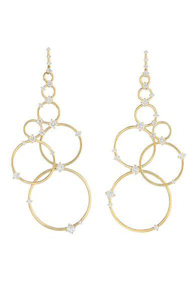 FERNANDO JORGE-Diamond Juggler Earrings-YELLOW GOLD