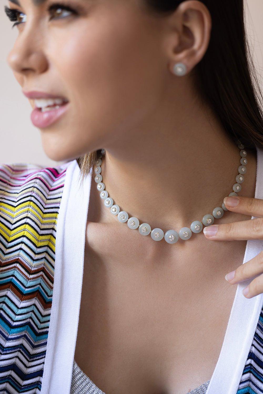 FERNANDO JORGE-Aquamarine Surrounding Necklace-