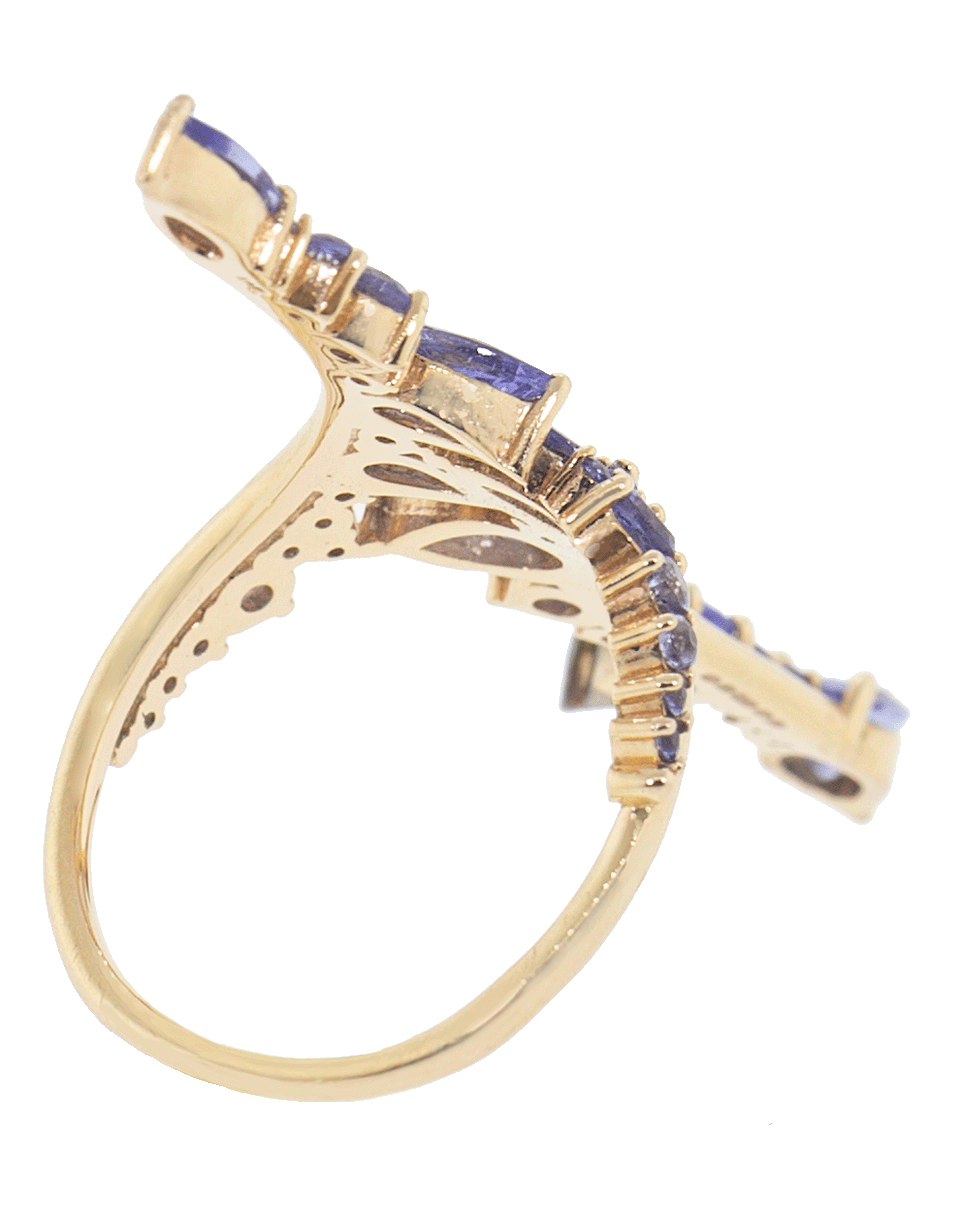 FERNANDO JORGE-Tanzanite Electric Bolt Ring-ROSE GOLD