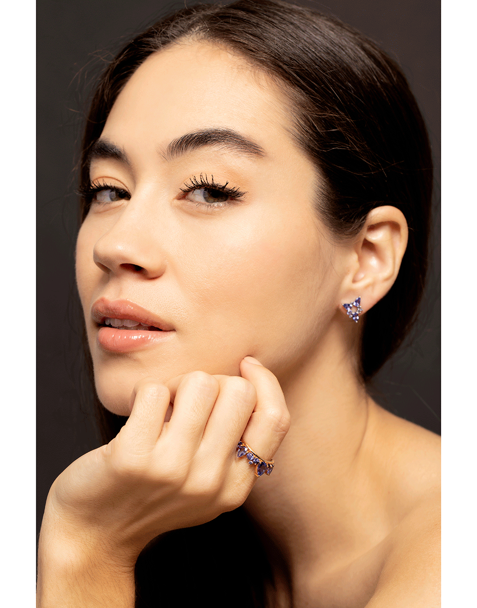 FERNANDO JORGE-Tanzanite Electric Crown Ring-ROSE GOLD