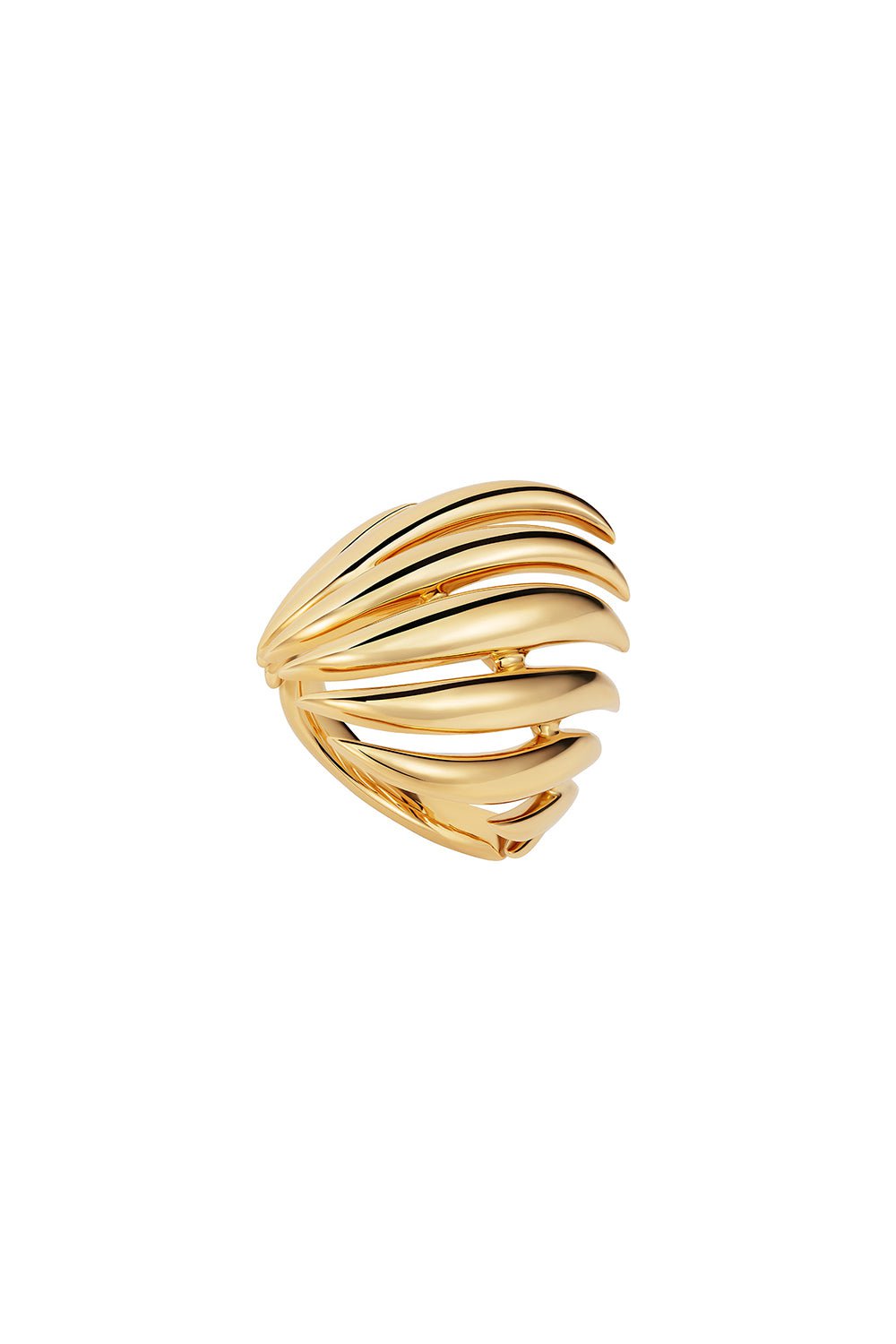FERNANDO JORGE-Medium Flame Ring-YELLOW GOLD