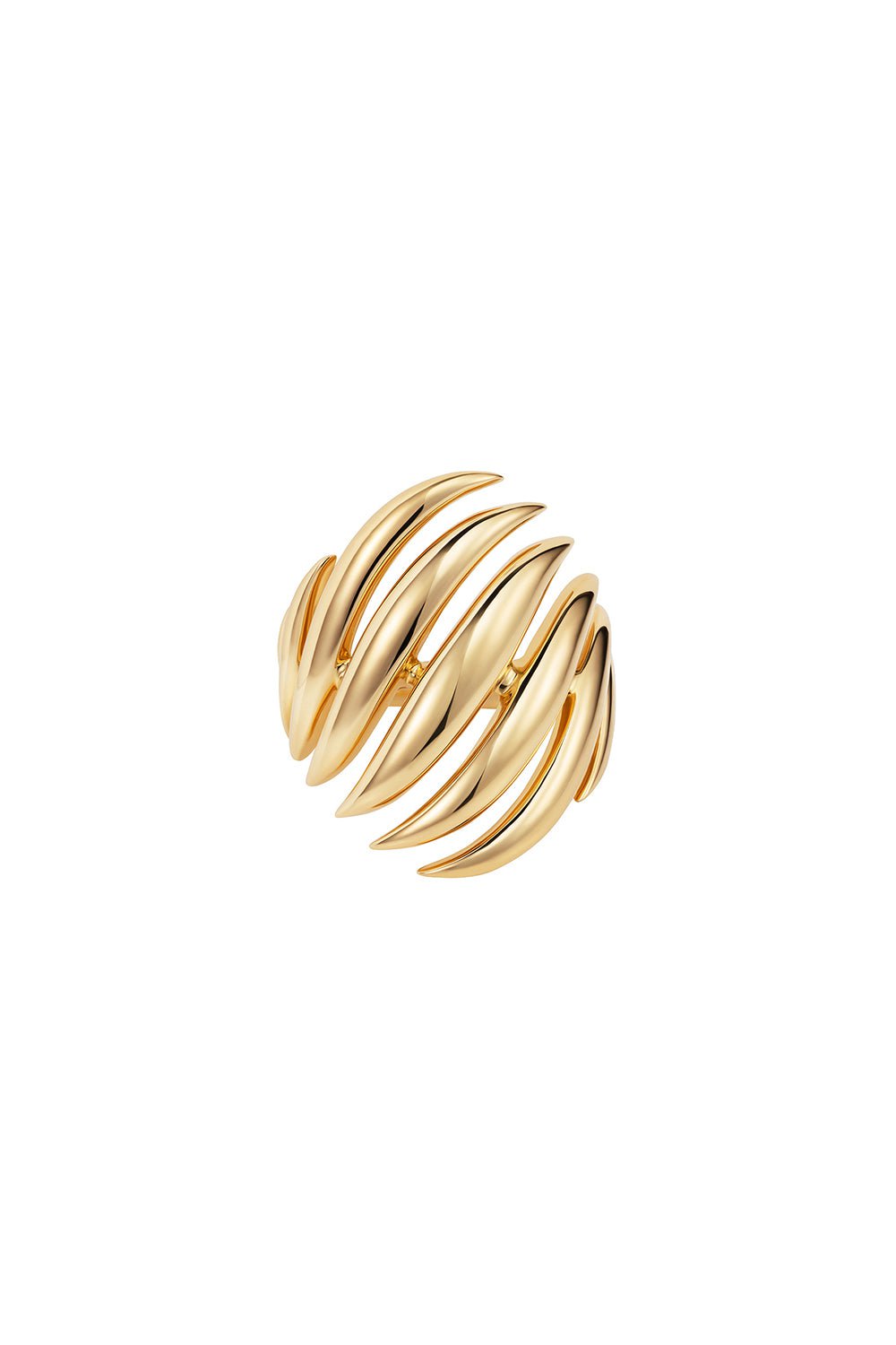 FERNANDO JORGE-Medium Flame Ring-YELLOW GOLD