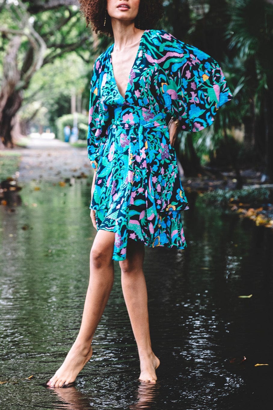 FIGUE-Malia Mini Dress-