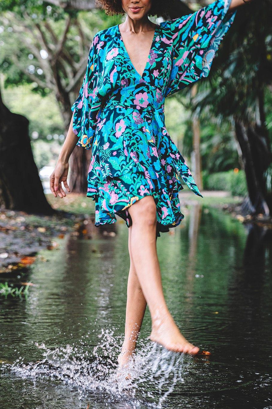 FIGUE-Malia Mini Dress-