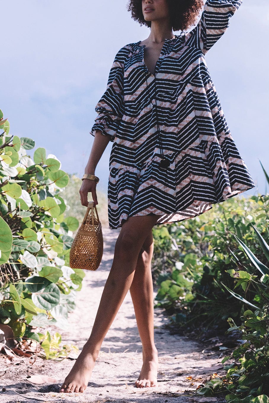 FIGUE-Bella Short Dress-
