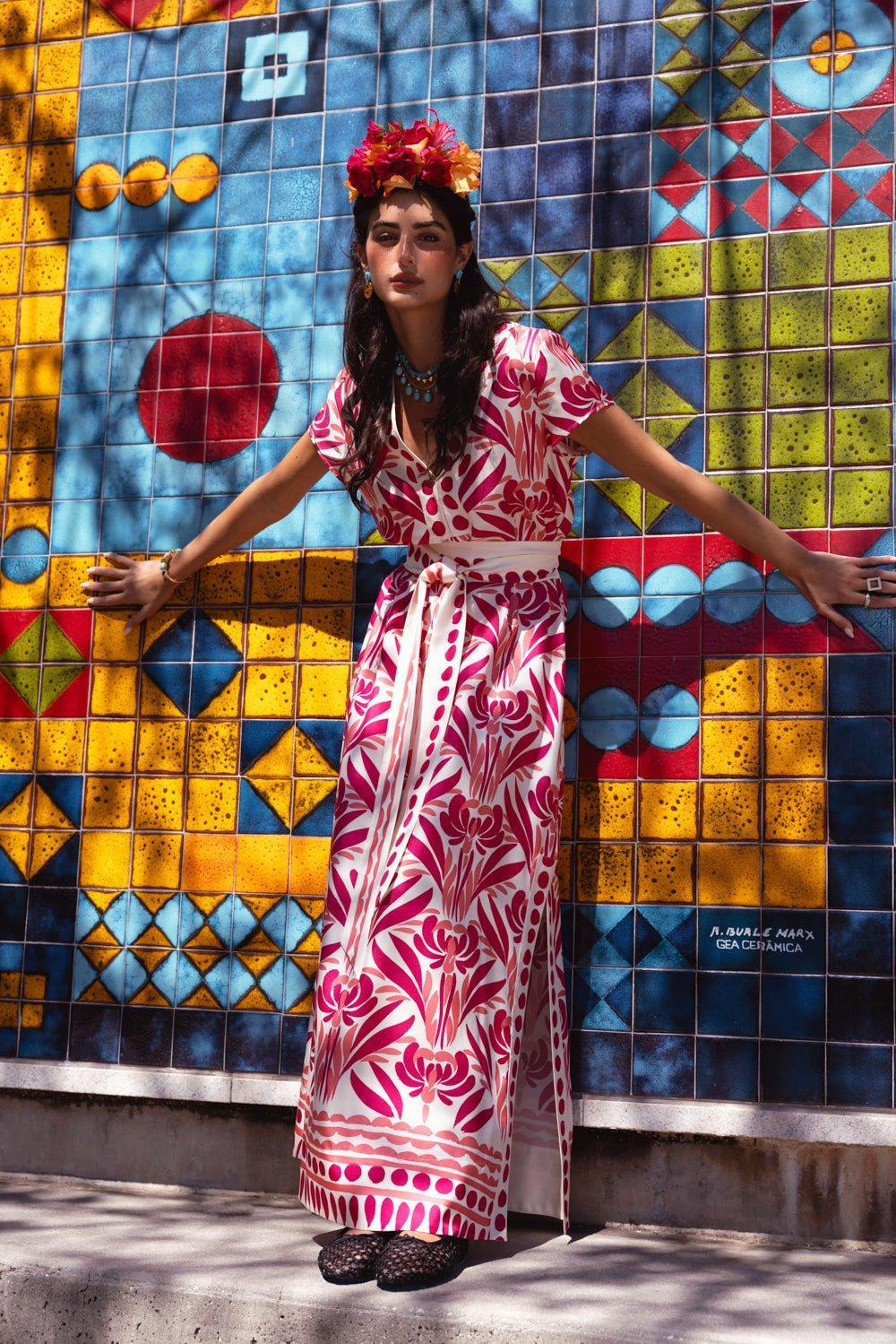 FIGUE-Isola Maxi Dress-