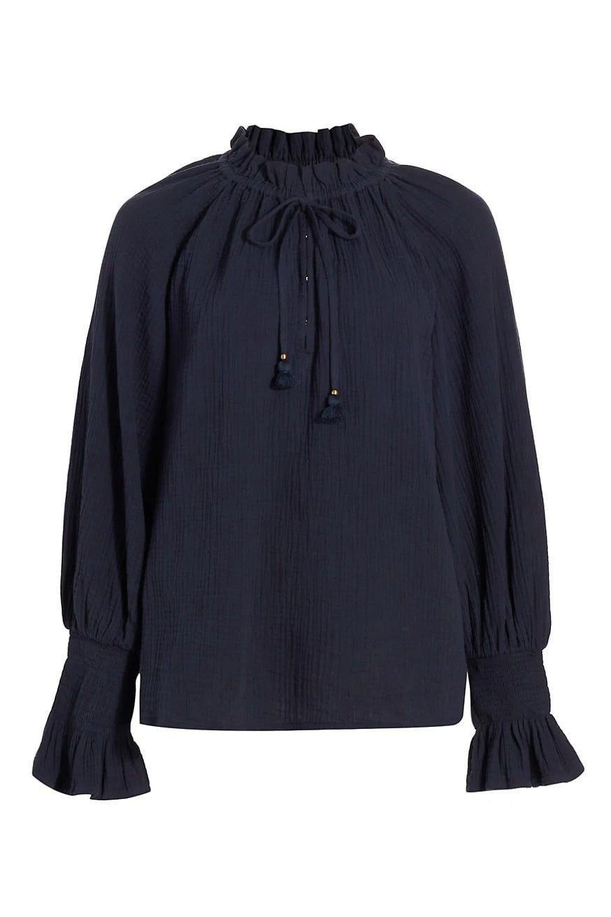 FIGUE-Lianna Top - Midnight Navy-