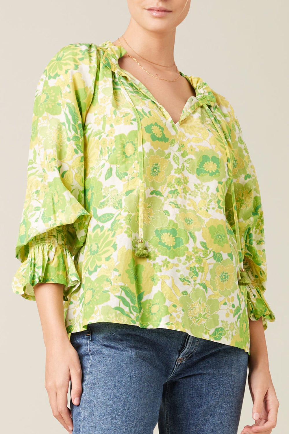 FIGUE-Lianna Top - Retro Lime-