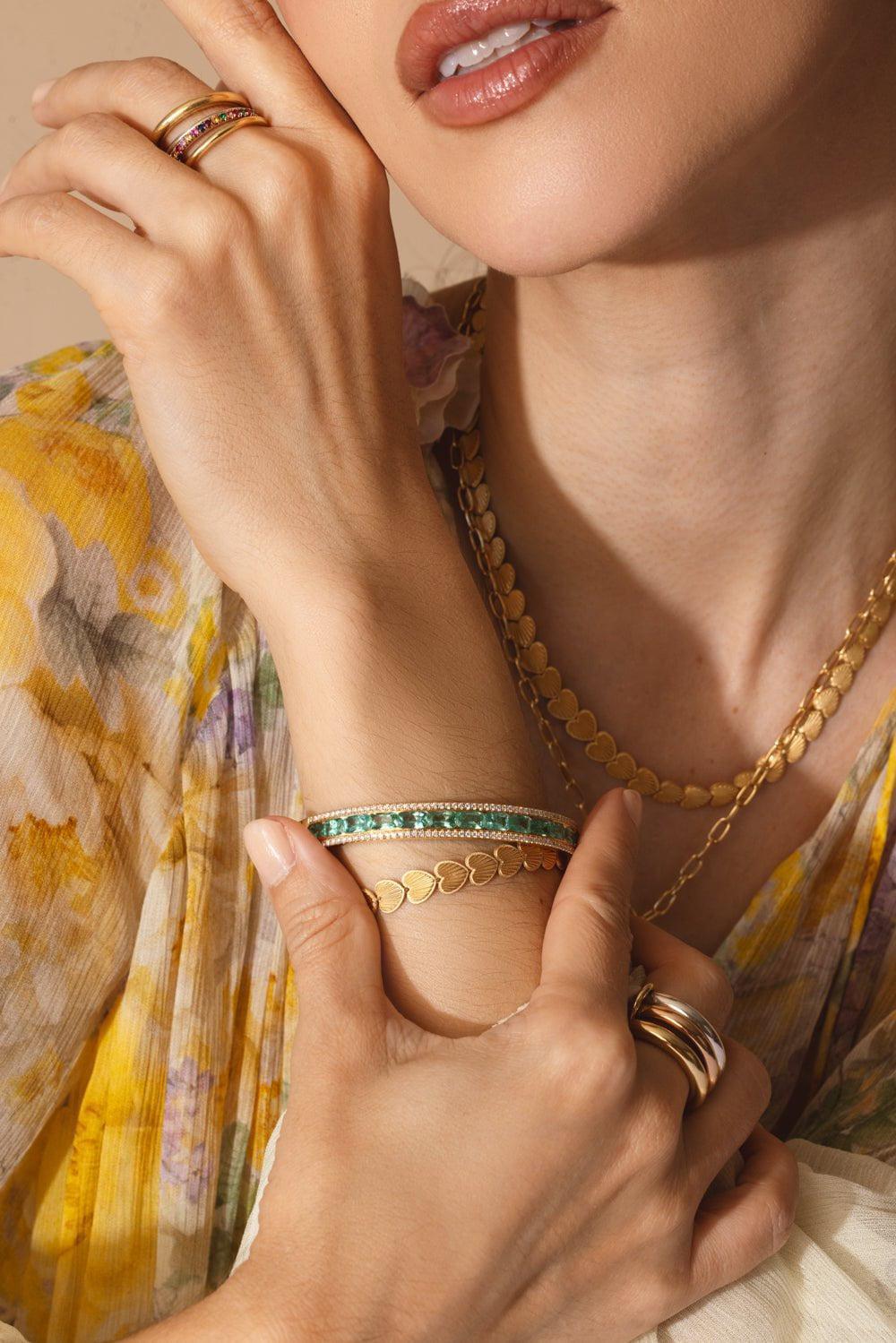 True Love - Small Heart Token Bracelet | FOUNDRAE – Marissa