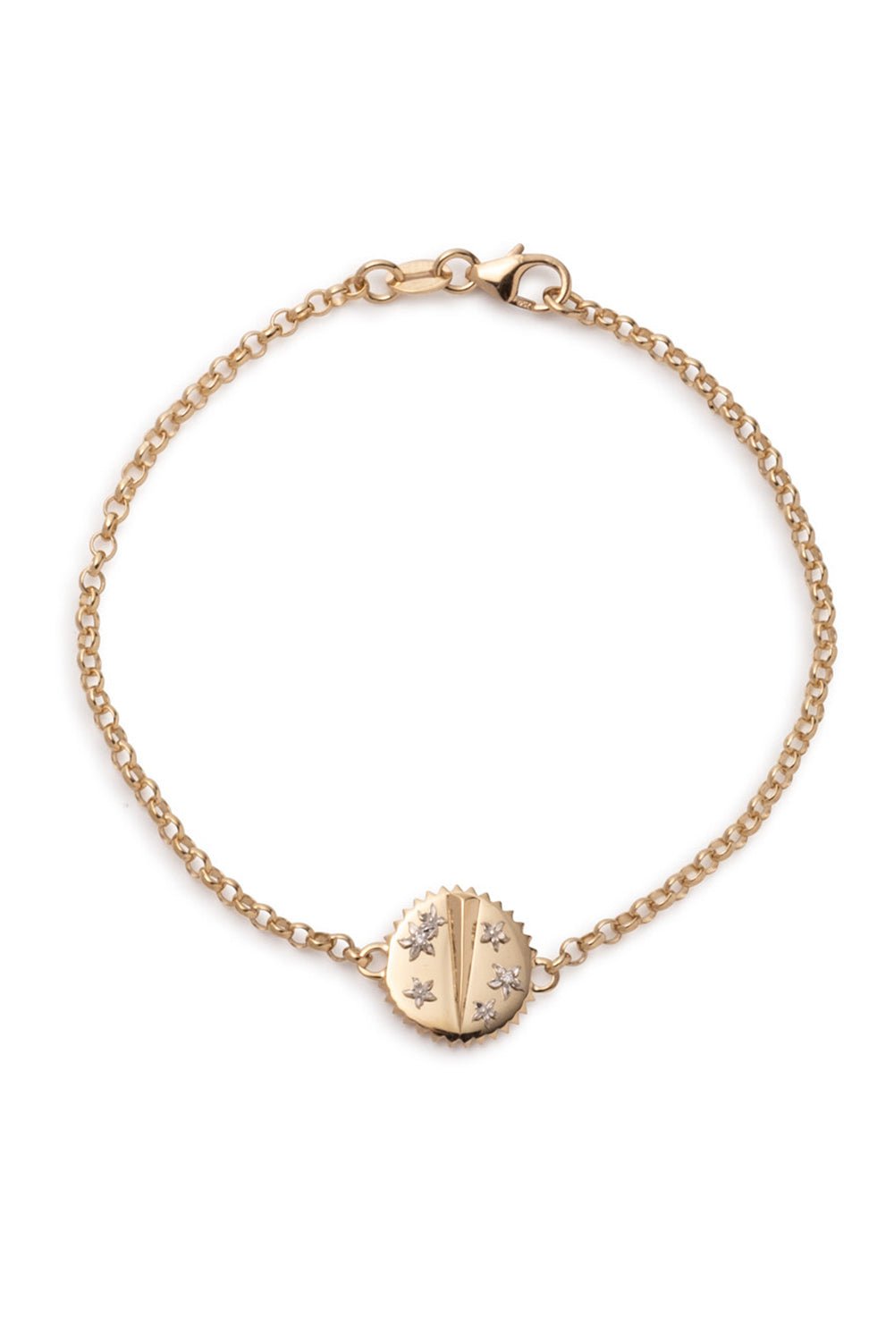 FOUNDRAE-Resilience - Mini Stationary Bracelet-YELLOW GOLD