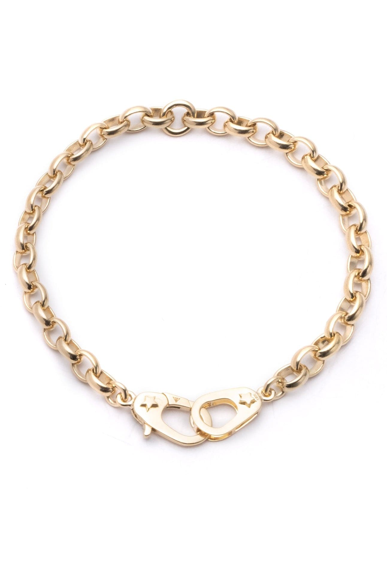 FOUNDRAE-Sister Hook Heavy Belcher Bracelet-YELLOW GOLD