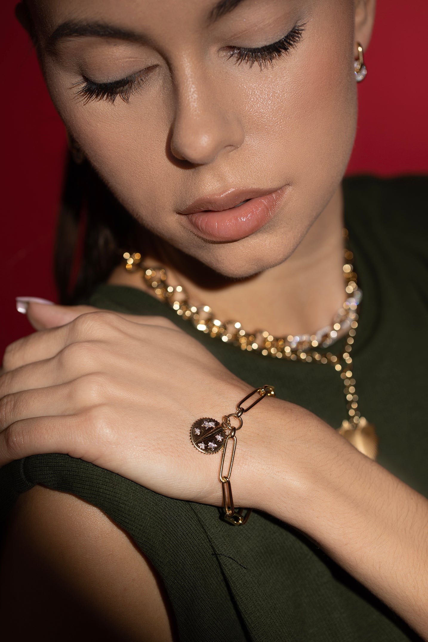 FOUNDRAE-Resilience Extended Clip Bracelet-YELLOW GOLD