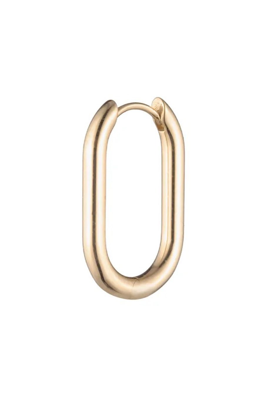 FOUNDRAE-Small Chubby Ear Fob-YELLOW GOLD