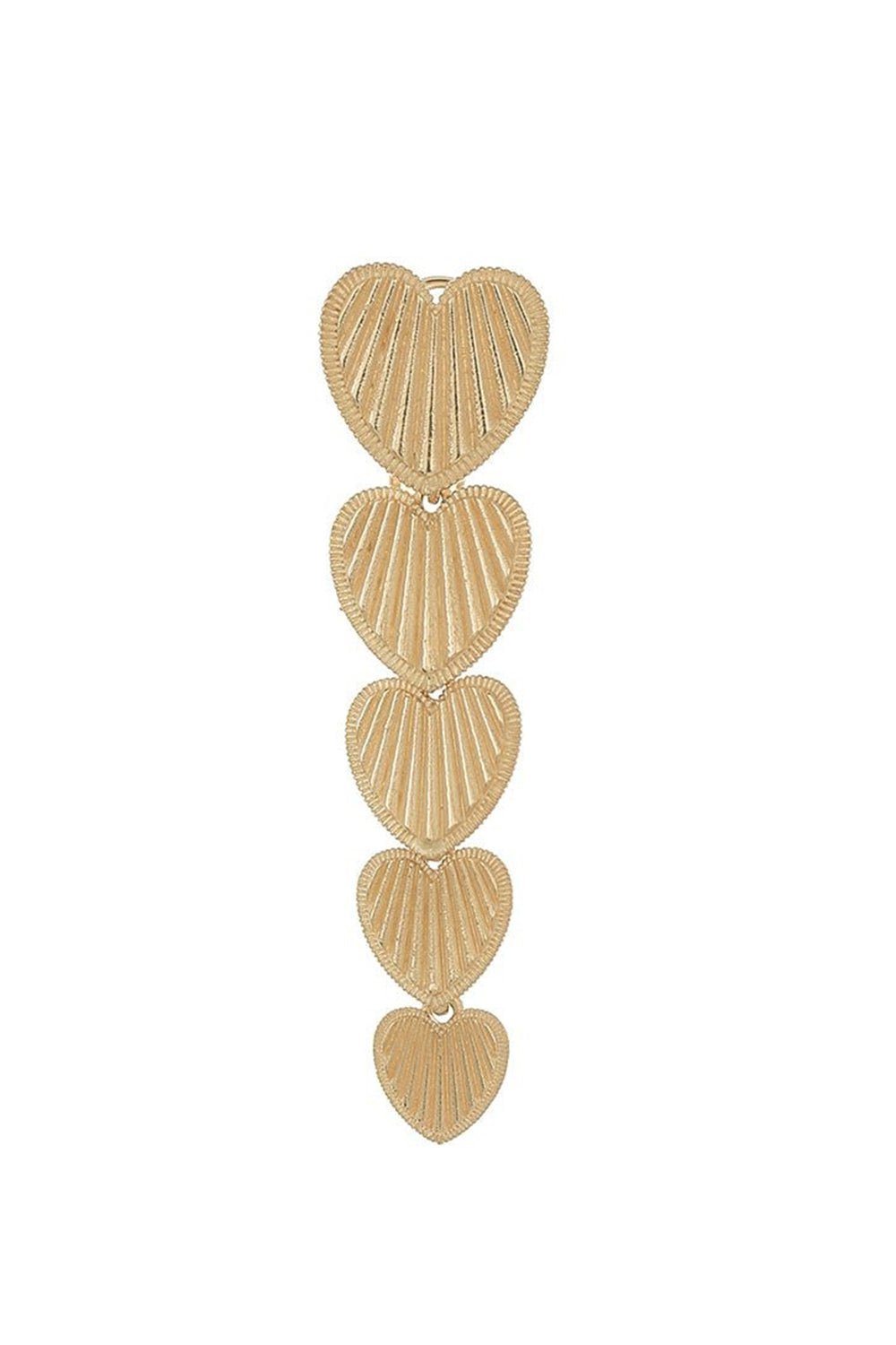True Love - Graduated Heart Token Earring | FOUNDRAE – Marissa Collections