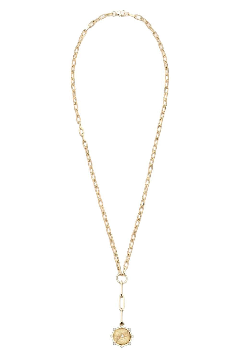 Spark - Love Refined Clip Extension Chain Necklace-YELLOW GOLD-JEWELRYFINE JEWELNECKLACE O-FOUNDRAE