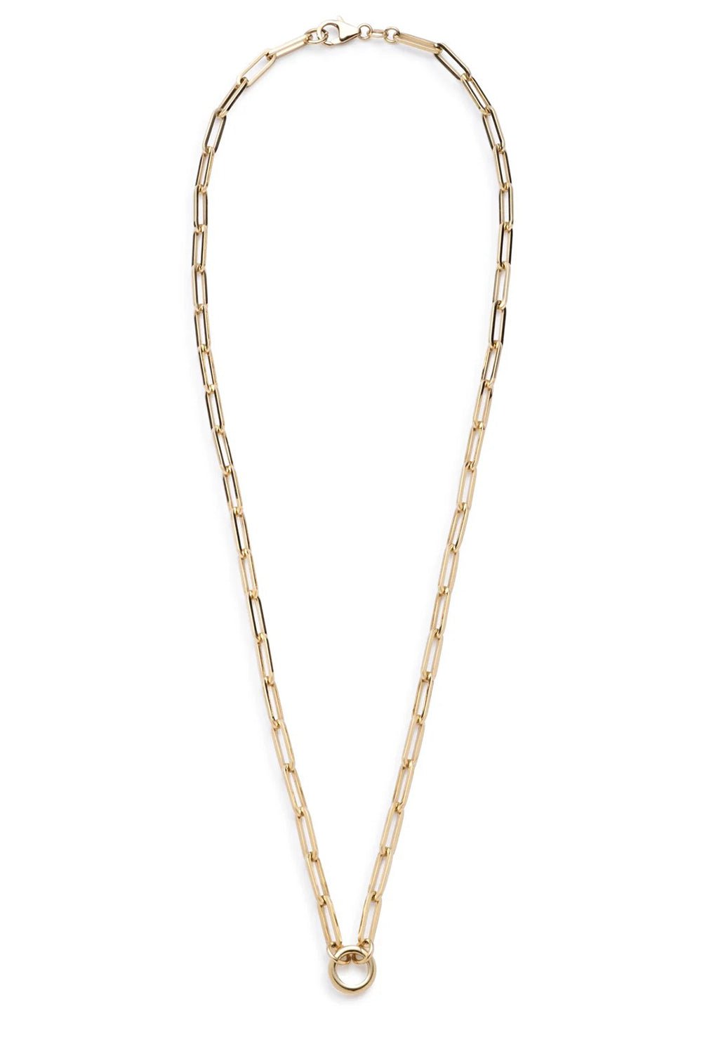 FOUNDRAE-Classic FOB Clip Open Chain-YELLOW GOLD