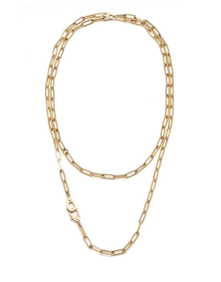 FOUNDRAE-36" Sister Hook Clip Chain Necklace-YELLOW GOLD