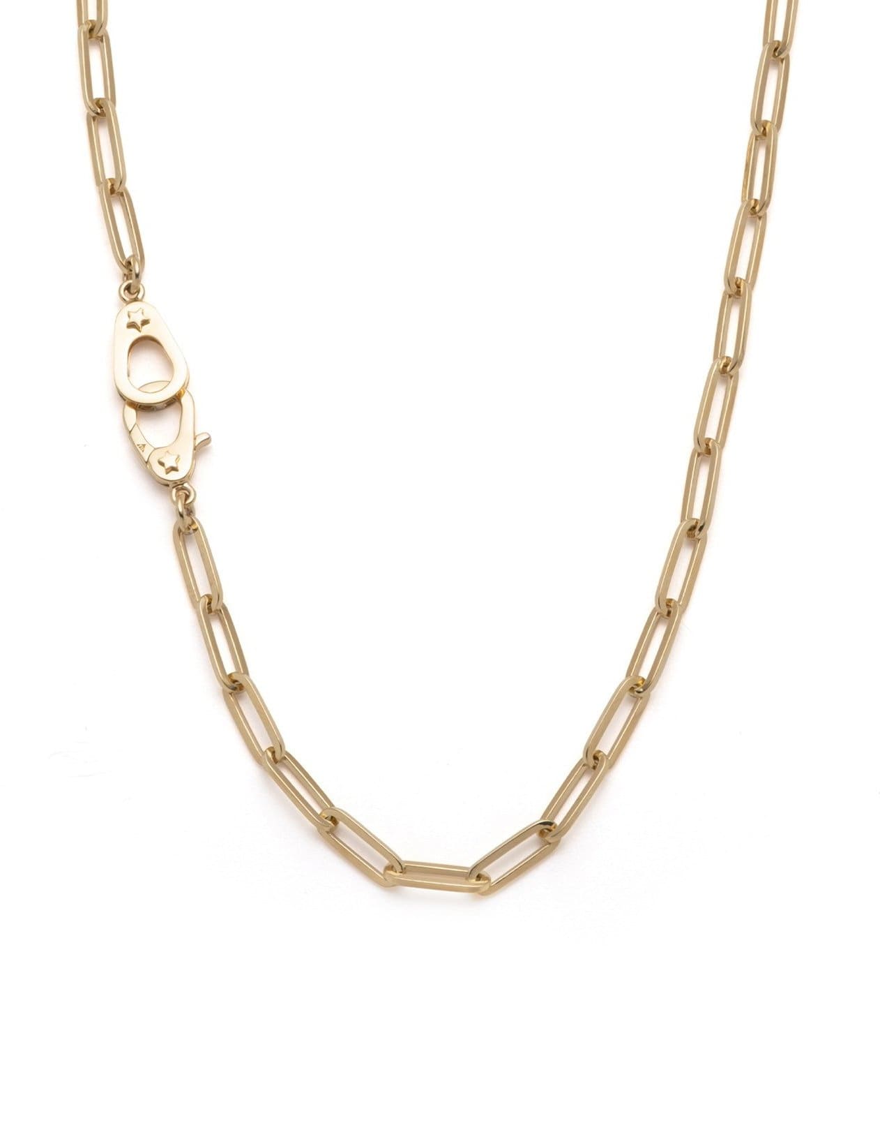 FOUNDRAE-36" Sister Hook Clip Chain Necklace-YELLOW GOLD