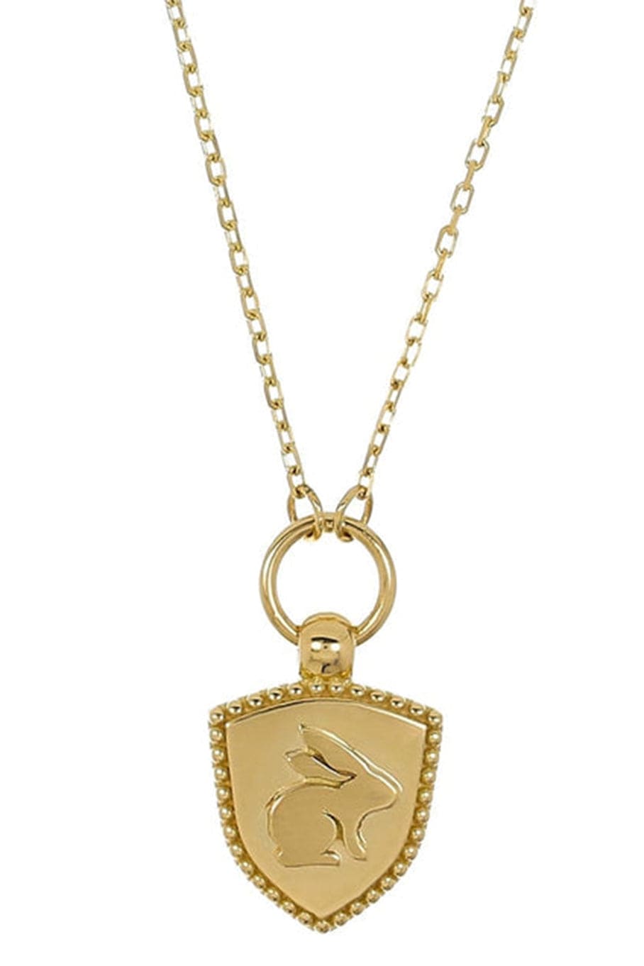 FOUNDRAE-Abundant Love Thread Necklace-YELLOW GOLD