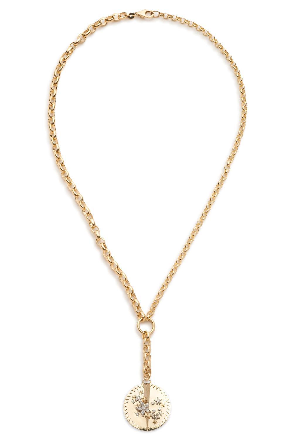 Blossoms - Resilience Heavy Mixed Belcher Extension Chain Necklace - 18in-YELLOW GOLD-JEWELRYFINE JEWELNECKLACE O-FOUNDRAE