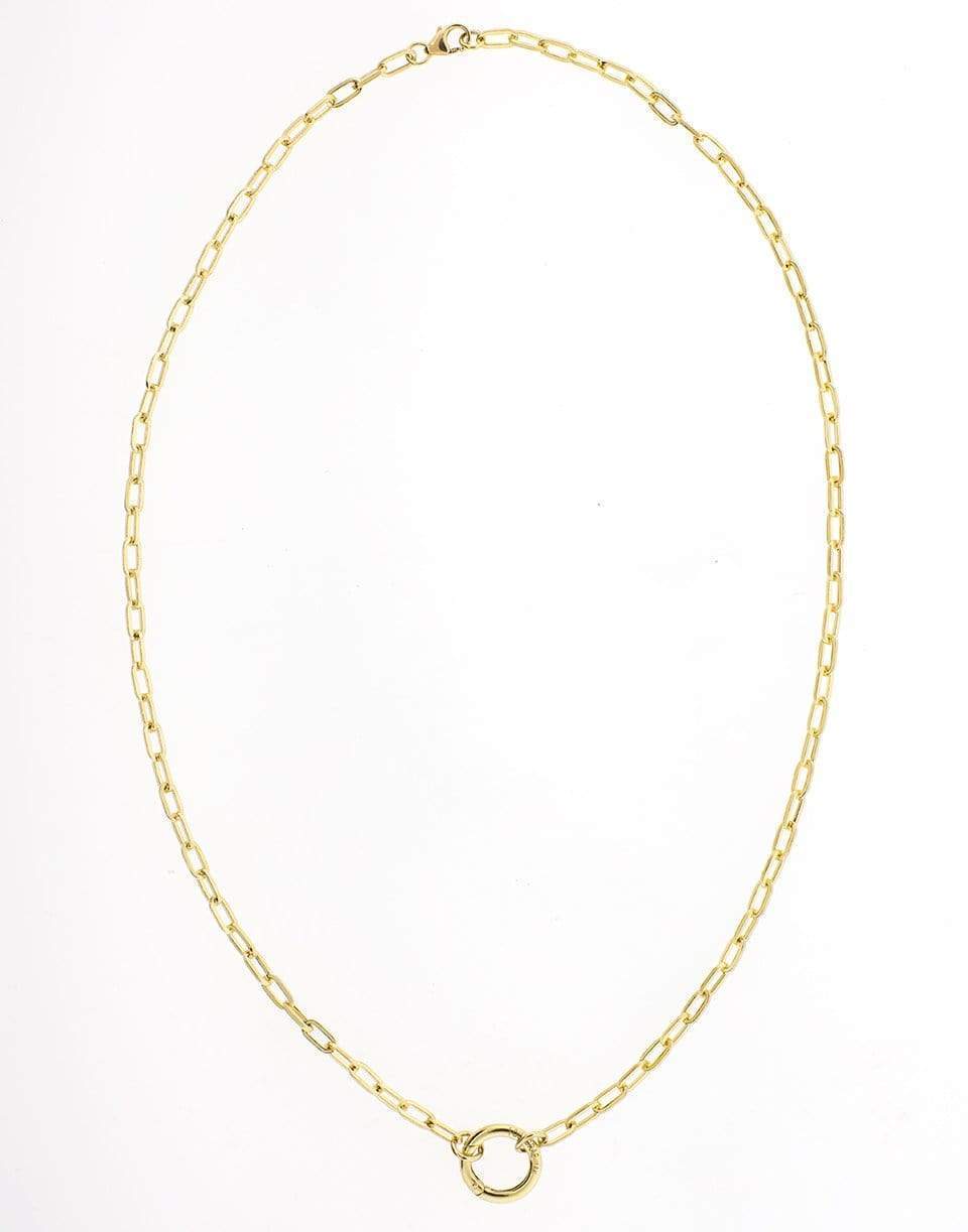 FOUNDRAE-Chubby Open Clip Chain-YELLOW GOLD