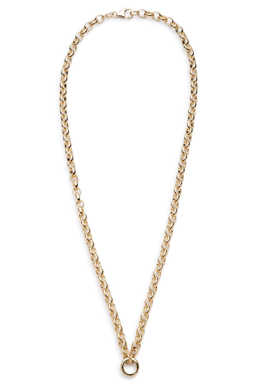 FOUNDRAE-Heavy Belcher Open Chain - Mini Chubby Annex Link-YELLOW GOLD