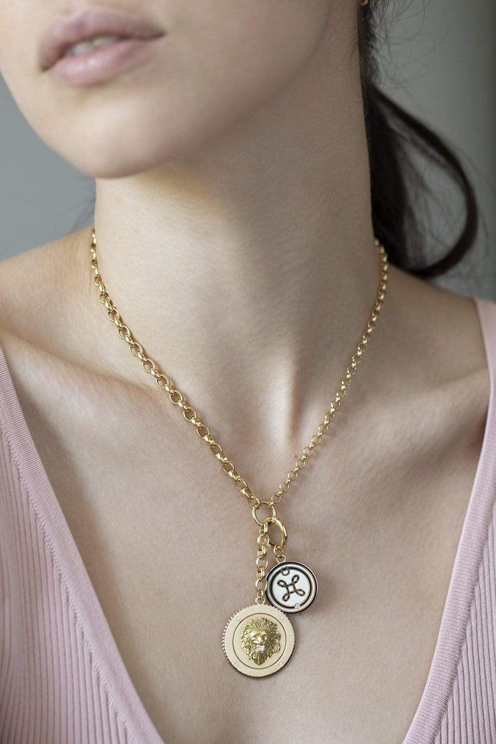 FOUNDRAE-Heavy Belcher Strength Necklace-YELLOW GOLD