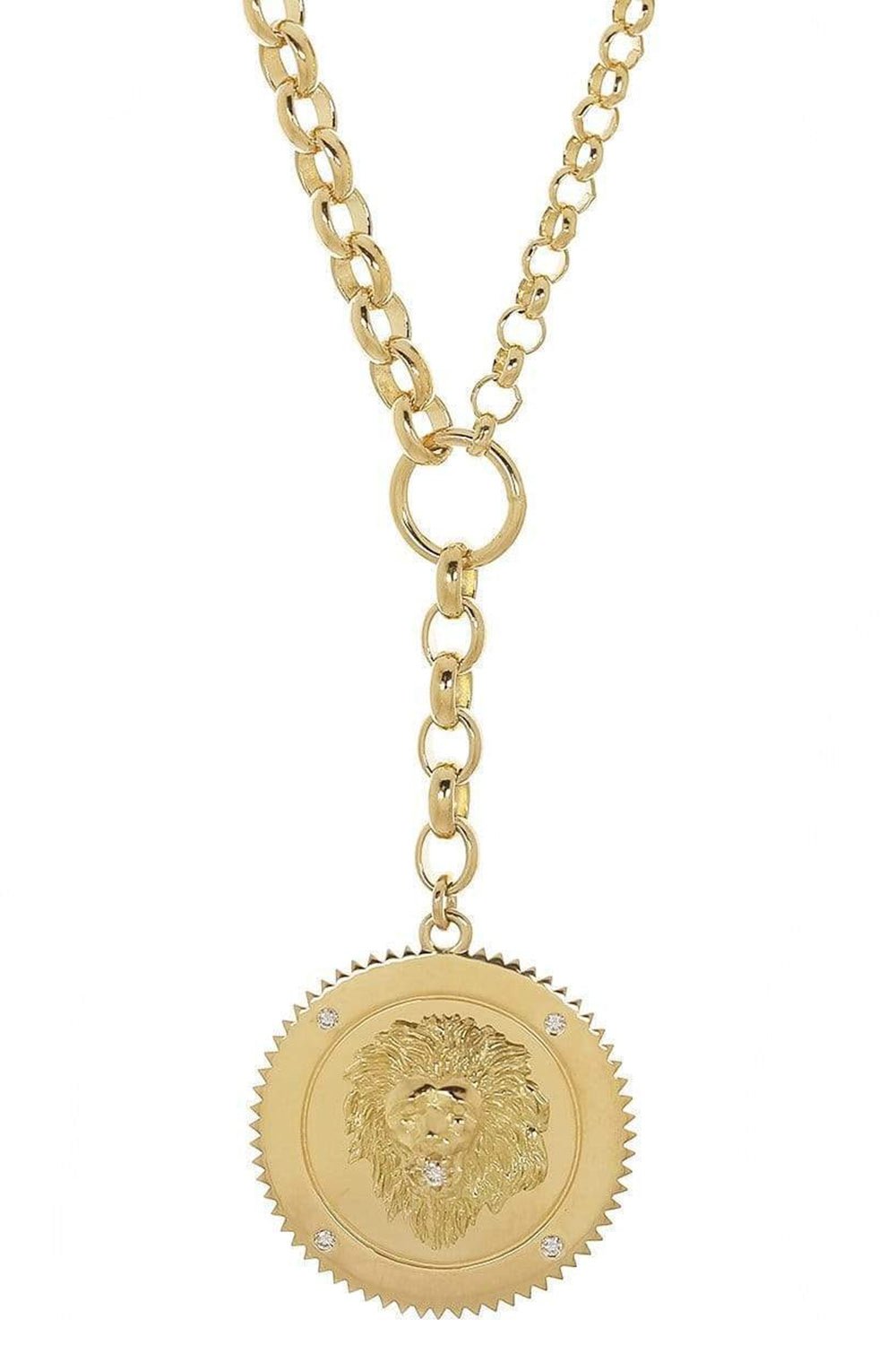 FOUNDRAE-Heavy Belcher Strength Necklace-YELLOW GOLD