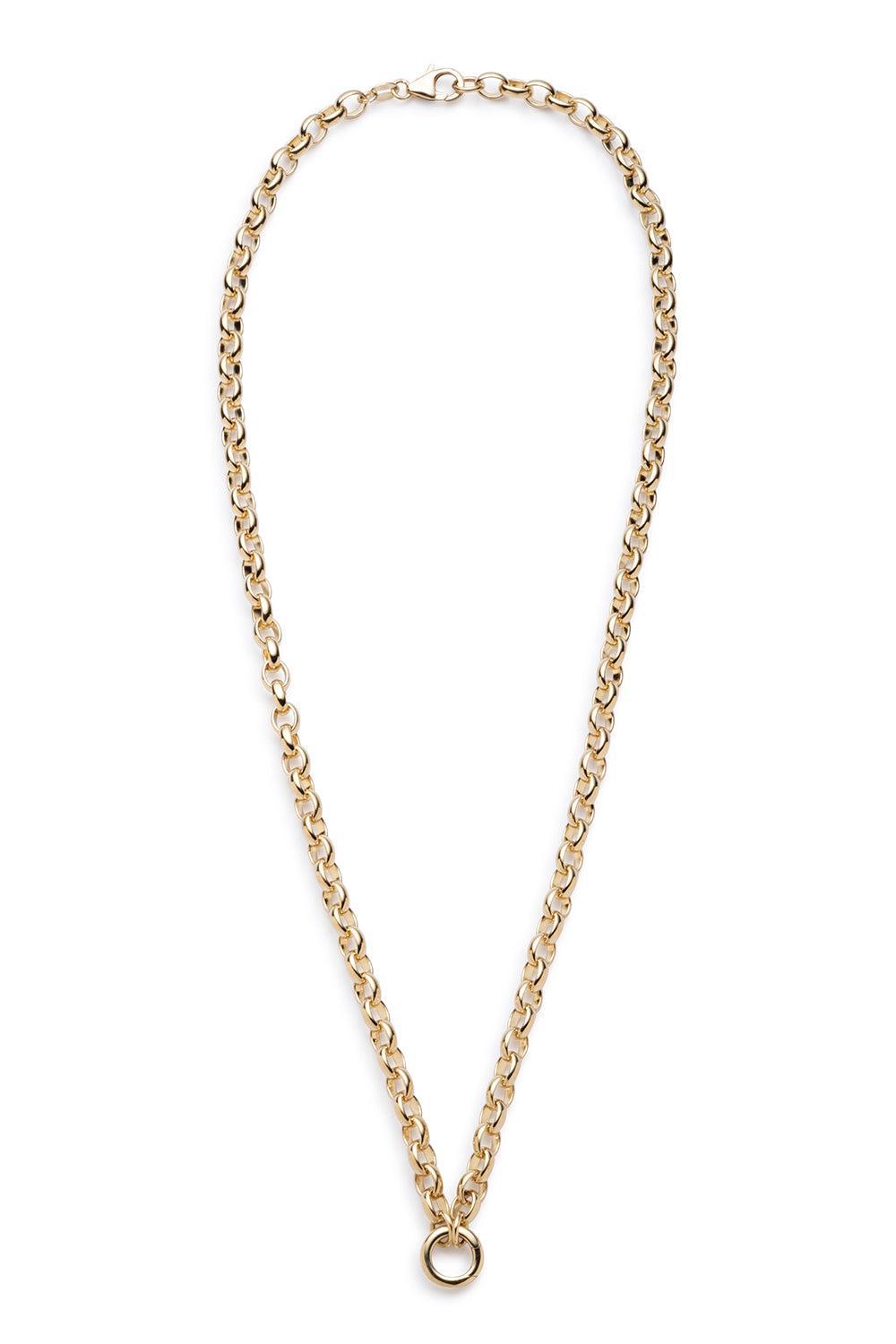 Heavy Open Belcher Chain Necklace - 24in-YELLOW GOLD-JEWELRYFINE JEWELNECKLACE O-FOUNDRAE