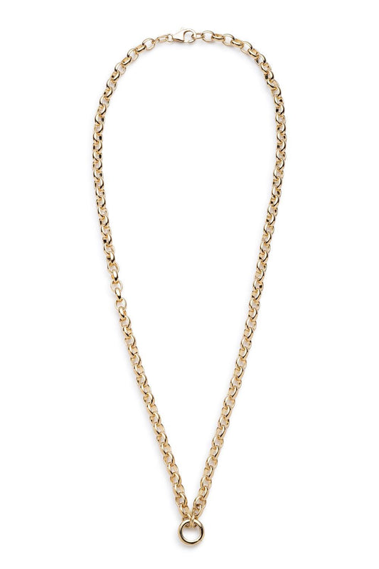 Heavy Open Belcher Chain Necklace - 24in-YELLOW GOLD-JEWELRYFINE JEWELNECKLACE O-FOUNDRAE