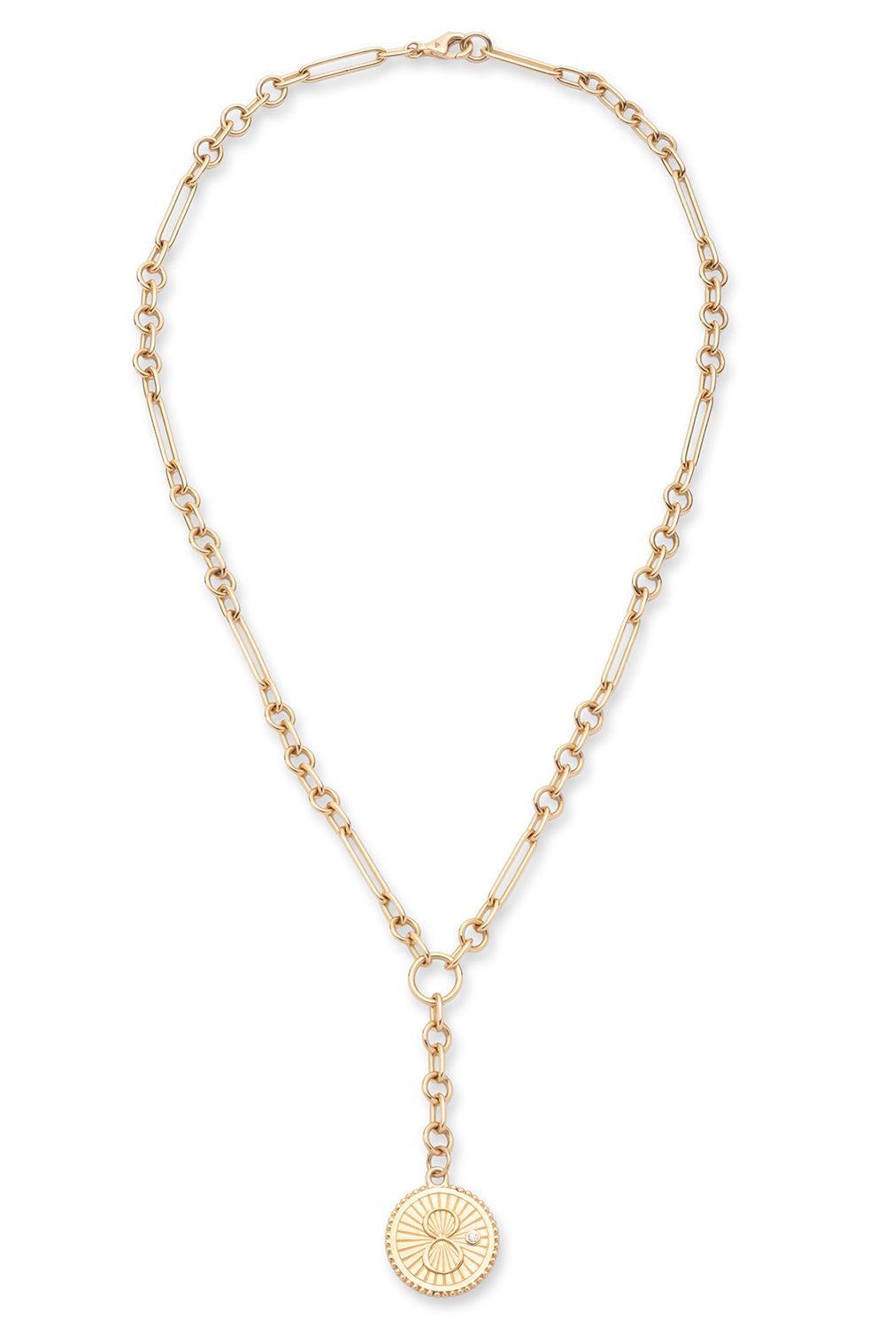 Infinite Gratitude - Karma Small Mixed Clip Extension Necklace-YELLOW GOLD-JEWELRYFINE JEWELNECKLACE O-FOUNDRAE
