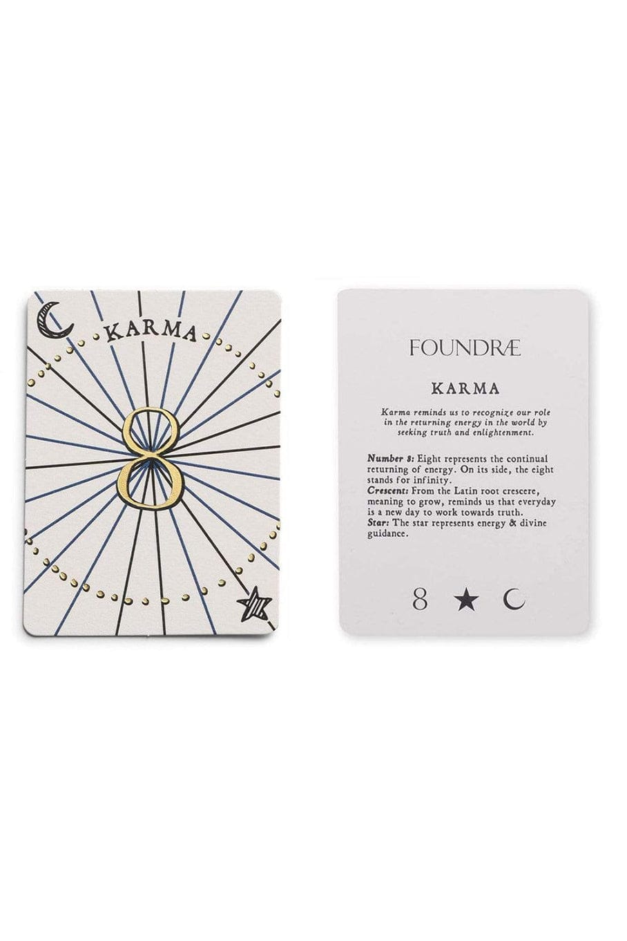 FOUNDRAE-Karma Medallion Necklace-YELLOW GOLD