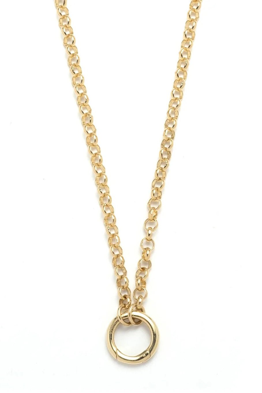 FOUNDRAE-Medium Open Belcher Chain-YELLOW GOLD