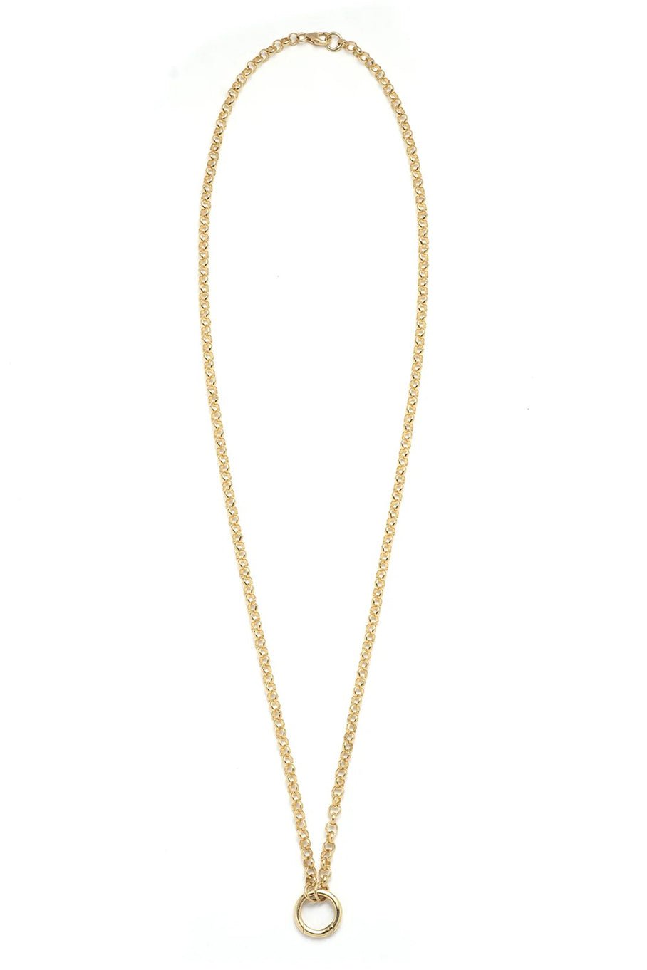 FOUNDRAE-Medium Open Belcher Chain-YELLOW GOLD