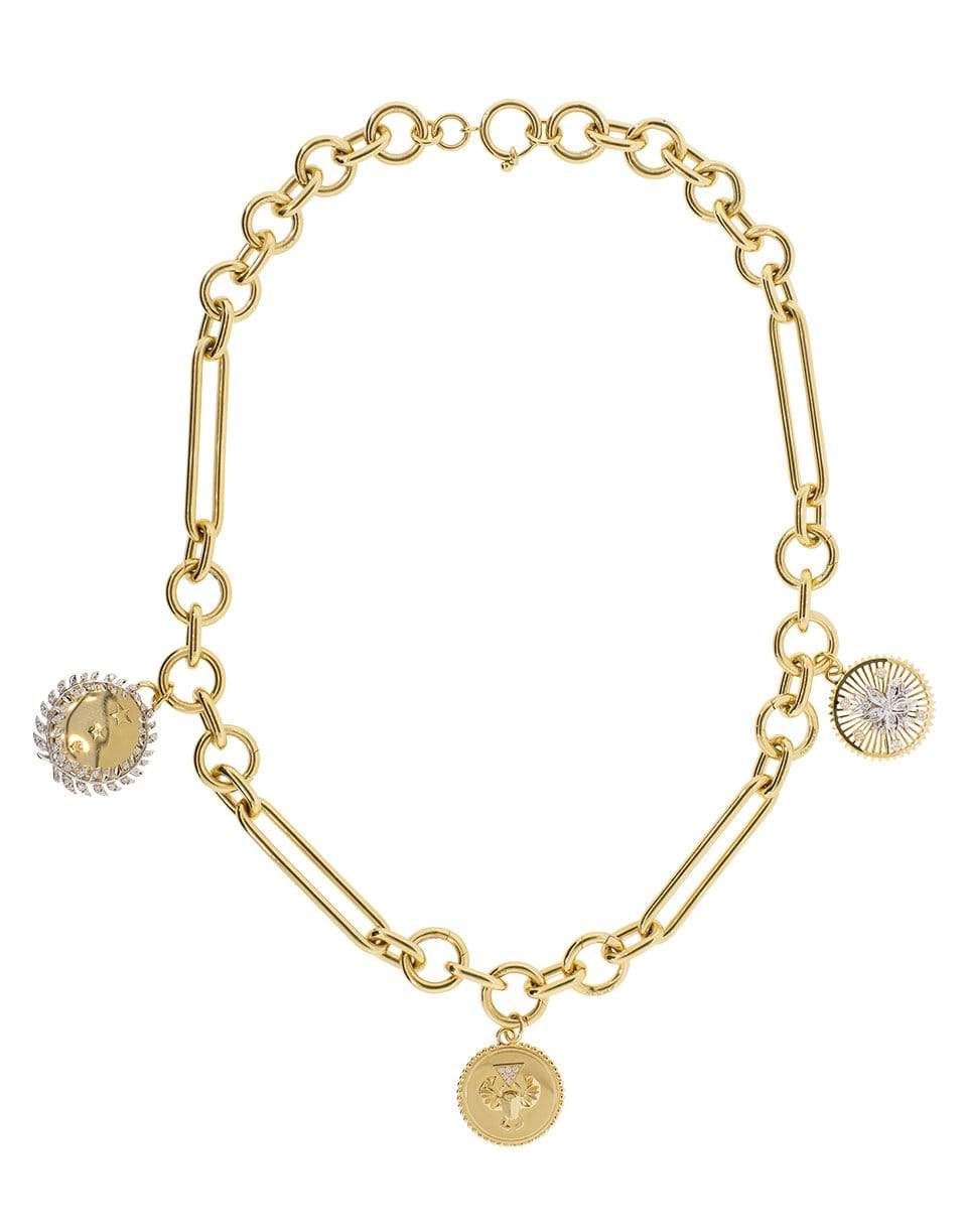 FOUNDRAE-Multi-Shape Link Thick Chain-YELLOW GOLD