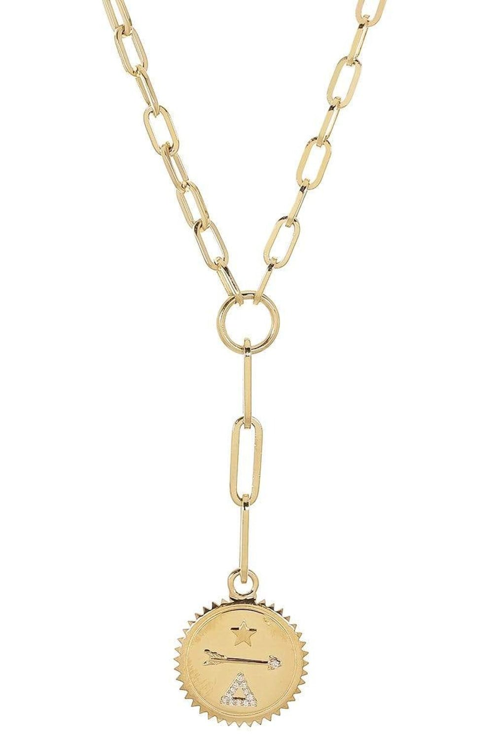 FOUNDRAE-Refined Clip Dream Necklace-YELLOW GOLD