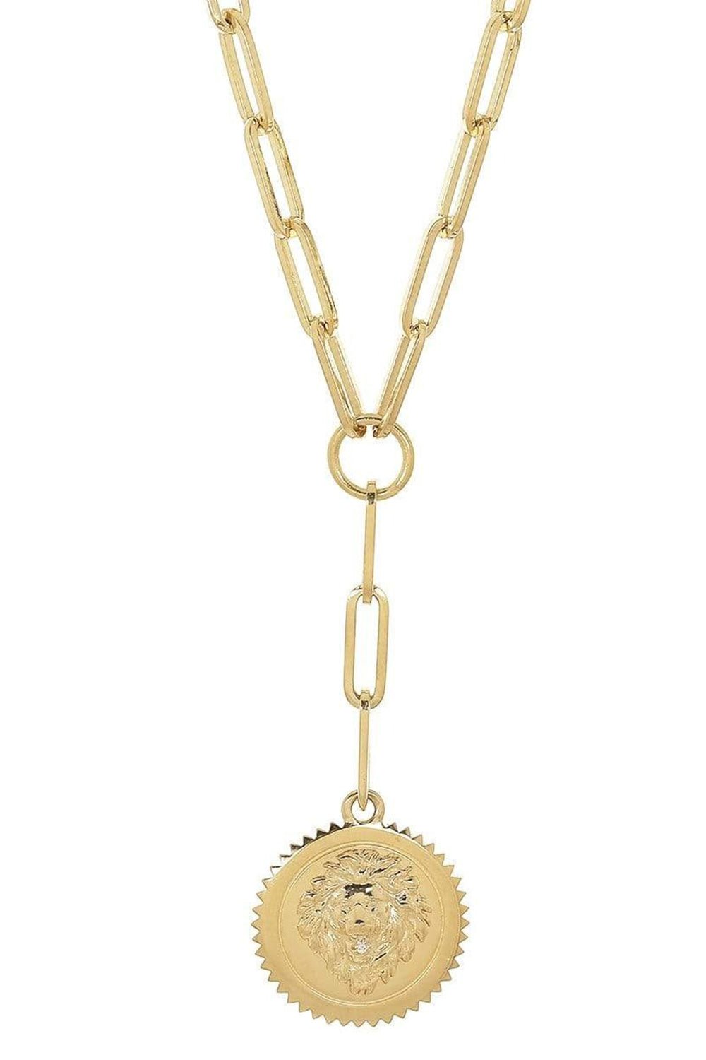 FOUNDRAE-Refined Clip Strength Necklace-YELLOW GOLD