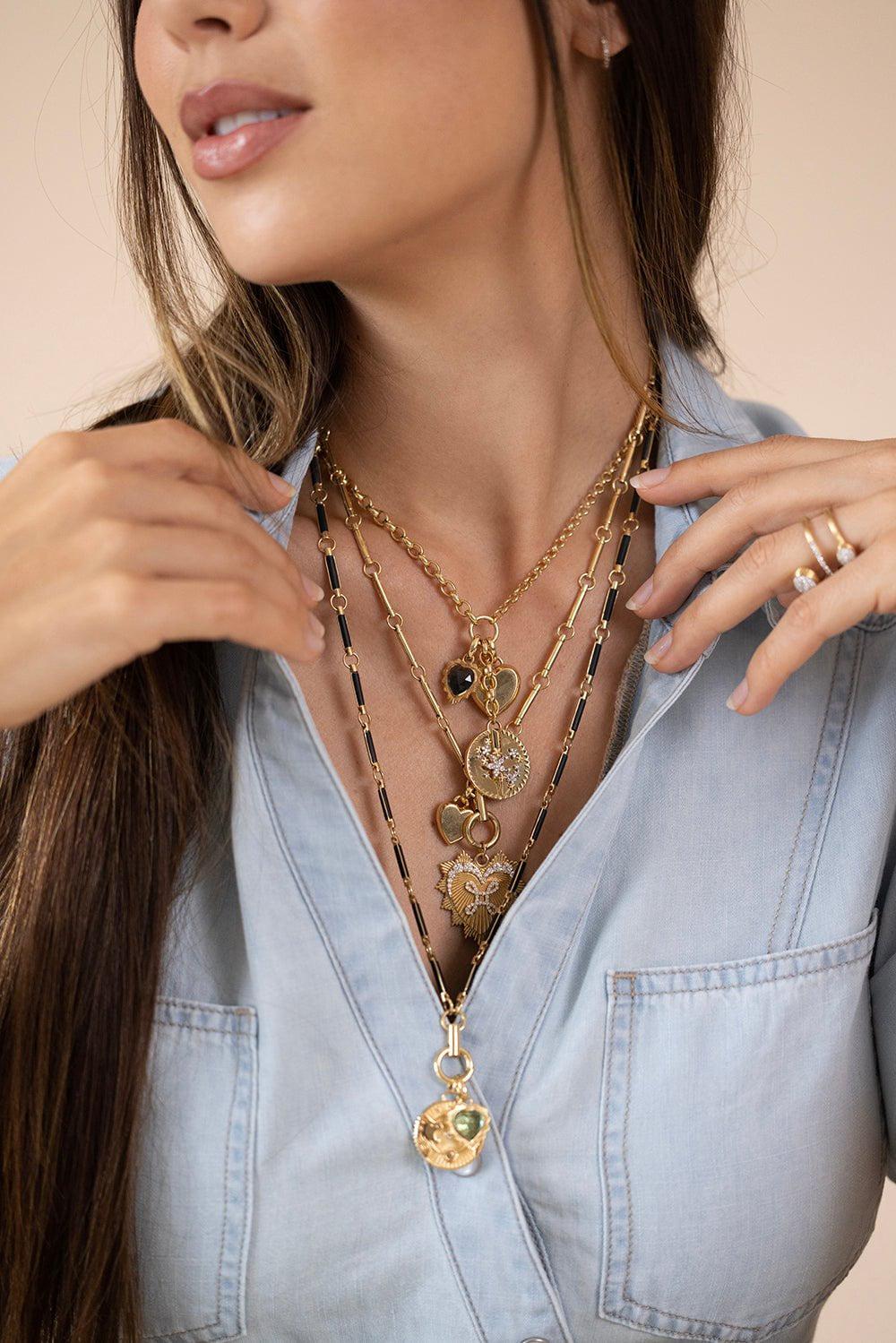 FOUNDRAE-Refined Open Clip Chain 22"-YELLOW GOLD