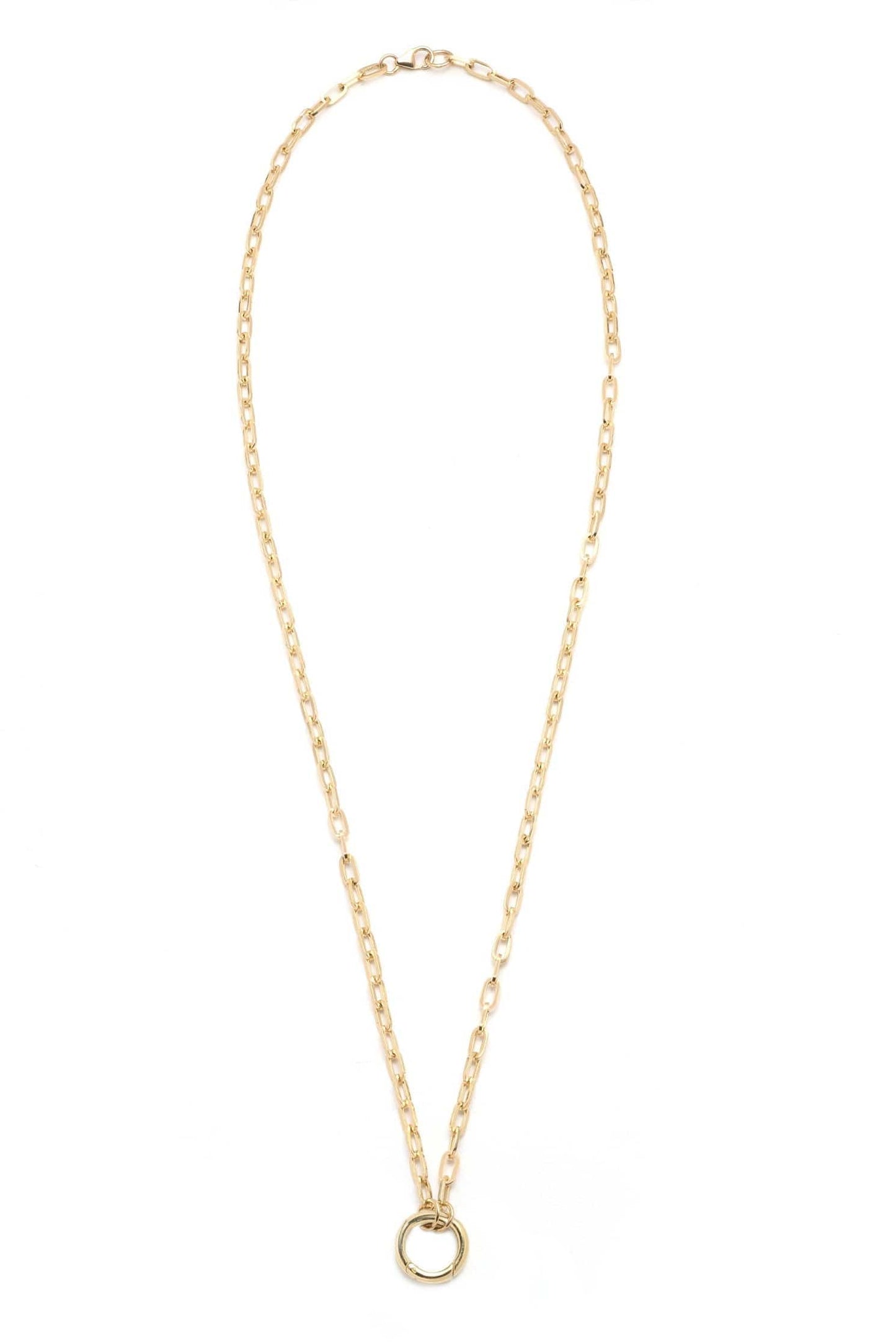 FOUNDRAE-Refined Open Clip Chain 22"-YELLOW GOLD