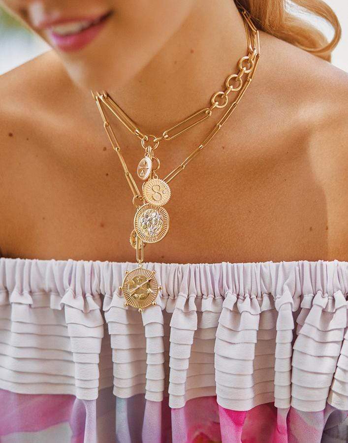 FOUNDRAE-Resilience Clip Chain Necklace-YELLOW GOLD