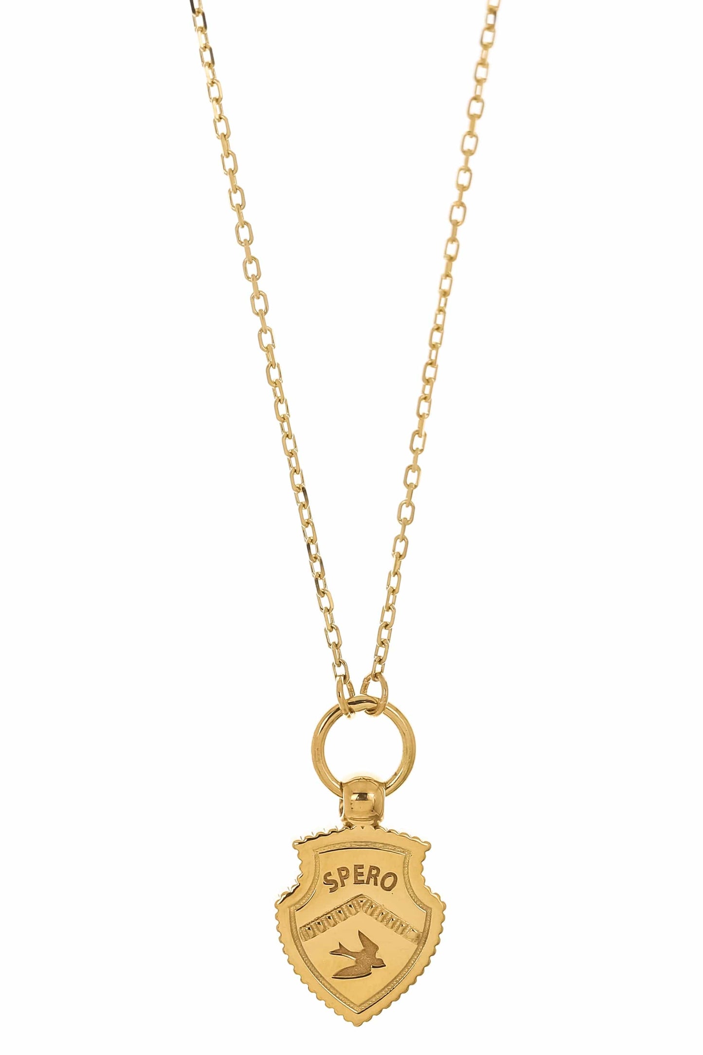 FOUNDRAE-Spero "Hope" Thread Necklace-YELLOW GOLD
