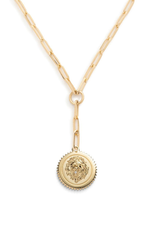 Strength - Classic Fob Clip Extension Chain Necklace-YELLOW GOLD-JEWELRYFINE JEWELNECKLACE O-FOUNDRAE