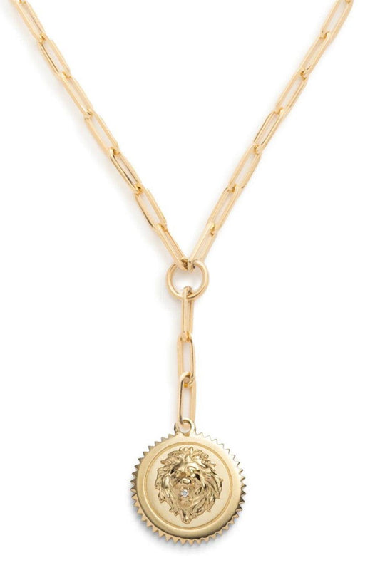 Strength - Classic Fob Clip Extension Chain Necklace-YELLOW GOLD-JEWELRYFINE JEWELNECKLACE O-FOUNDRAE