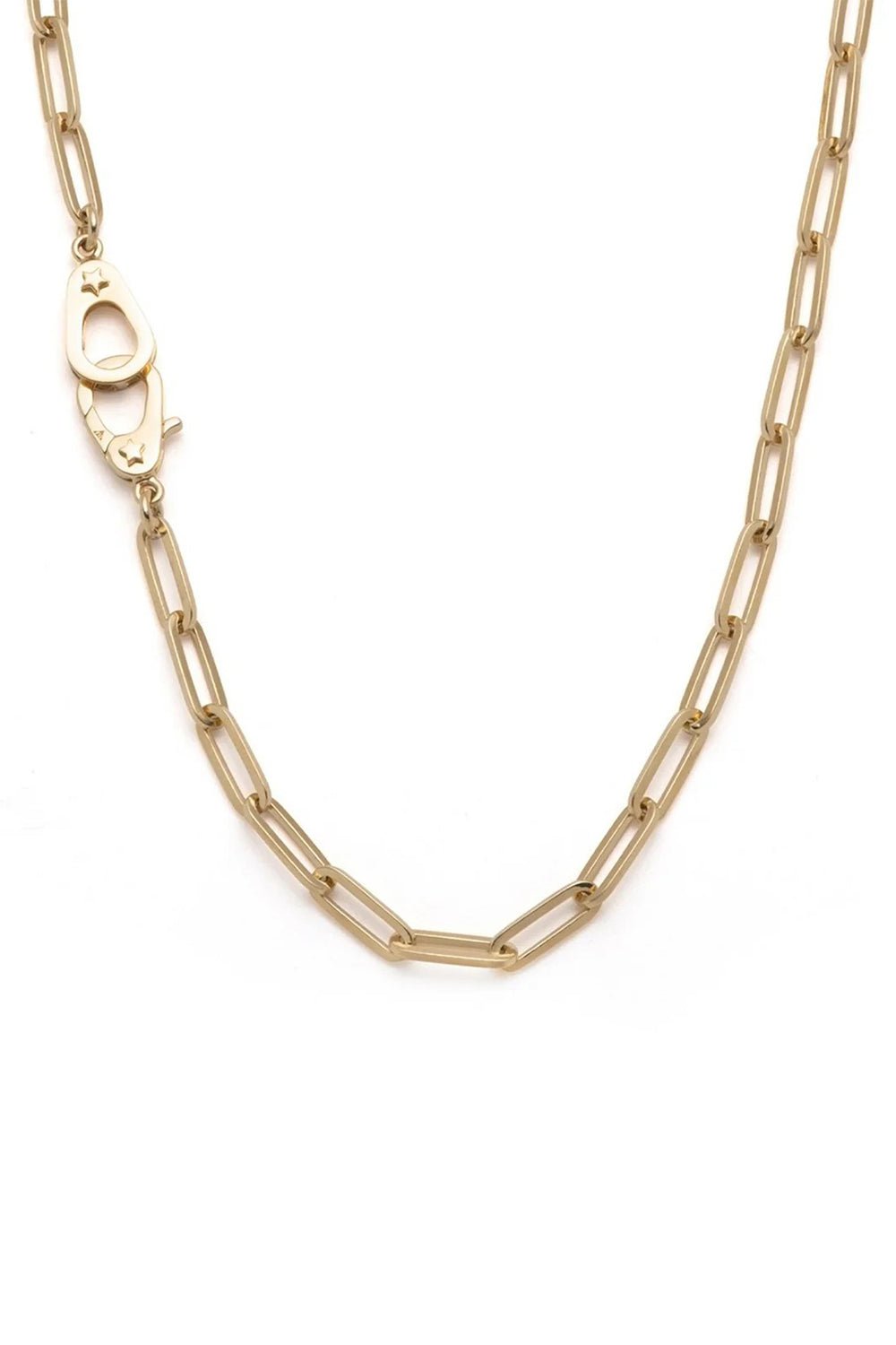 FOUNDRAE-Sister Hook Classic FOB Clip Chain-YELLOW GOLD