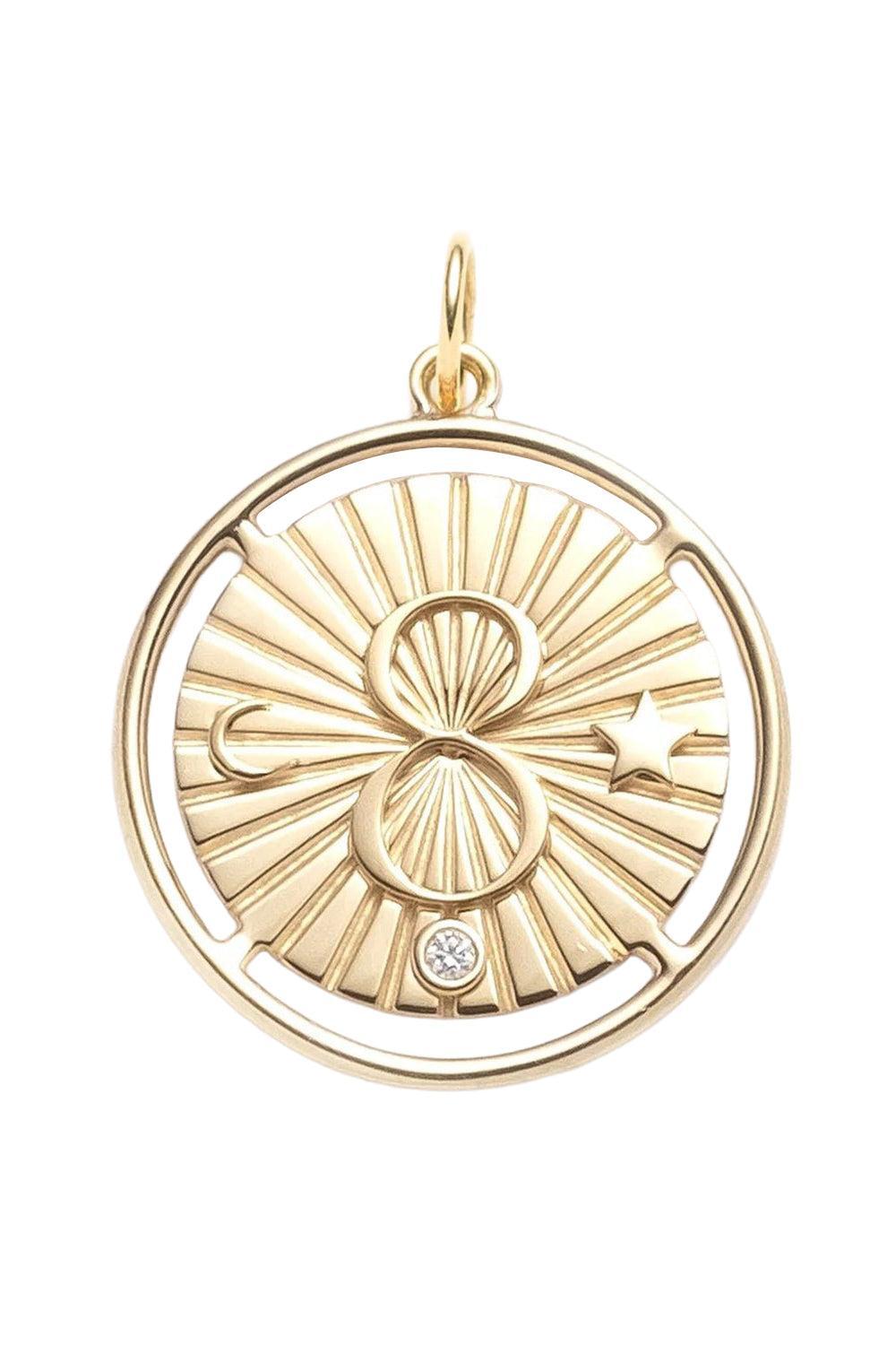 Large Karma Pendant-YELLOW GOLD-JEWELRYFINE JEWELPENDANT-FOUNDRAE