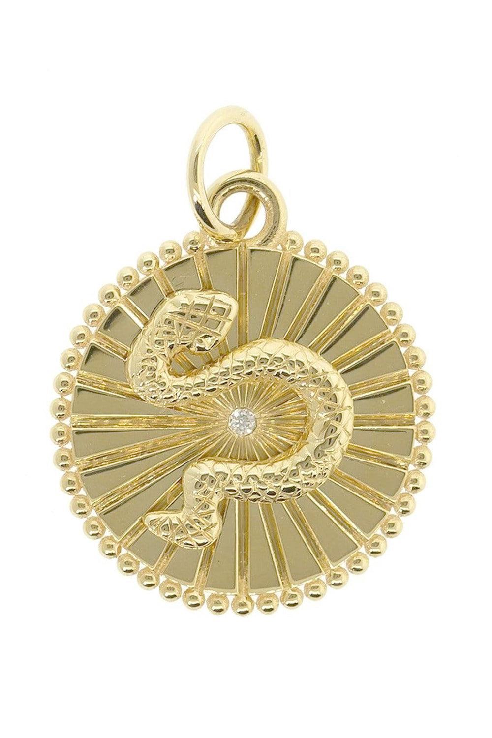 Baby Wholeness Medallion-YELLOW GOLD-JEWELRYFINE JEWELPENDANT-FOUNDRAE