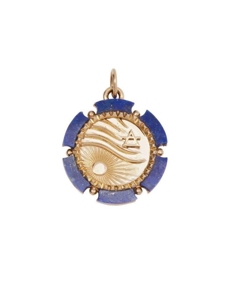 FOUNDRAE-Air Badge Medallion-YELLOW GOLD