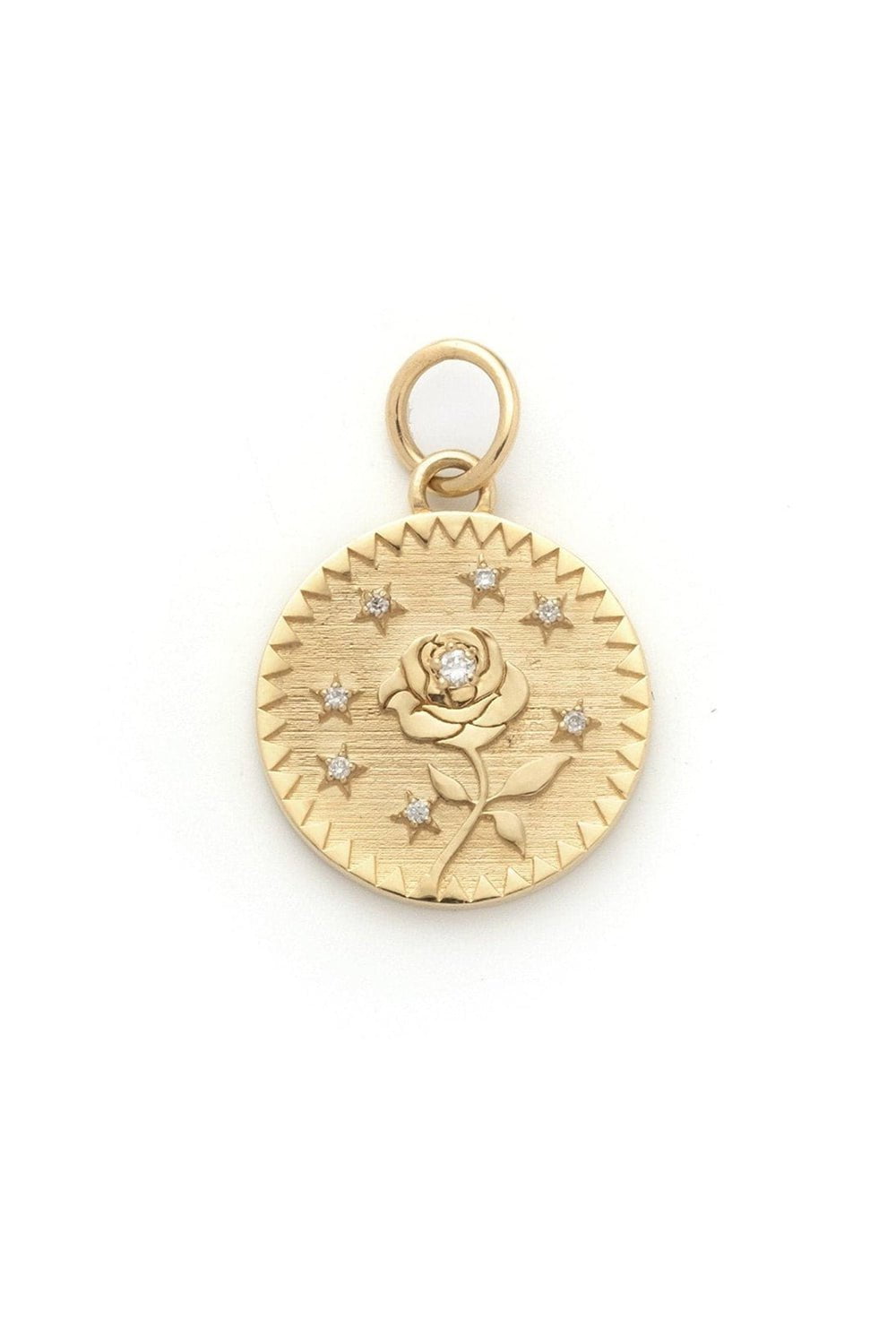 FOUNDRAE-Enduring Love Baby Medallion-YELLOW GOLD