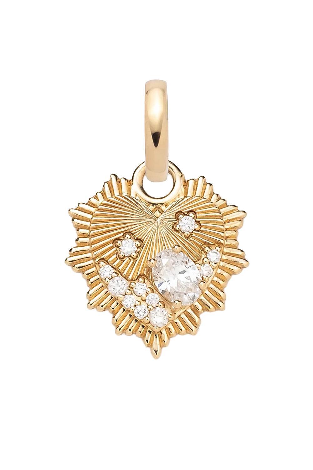 Heart Love Mandallian-YELLOW GOLD-JEWELRYFINE JEWELPENDANT-FOUNDRAE