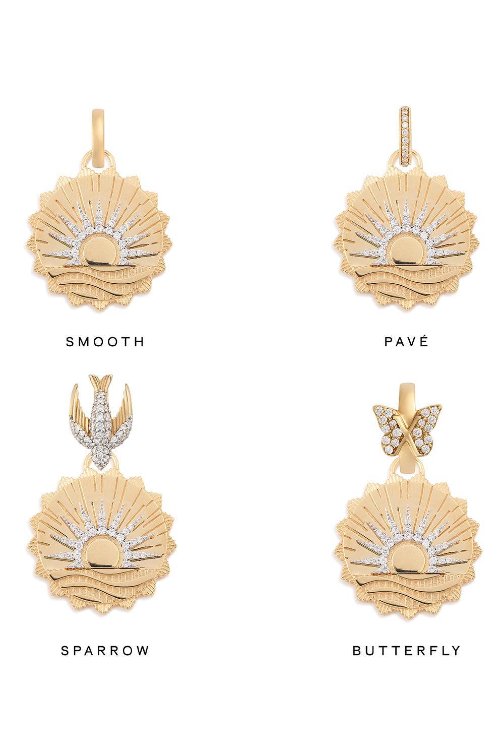 Internal Compass - Diamond Medium New Beginnings Butterfly Annex Medallion-YELLOW GOLD-JEWELRYFINE JEWELPENDANT-FOUNDRAE
